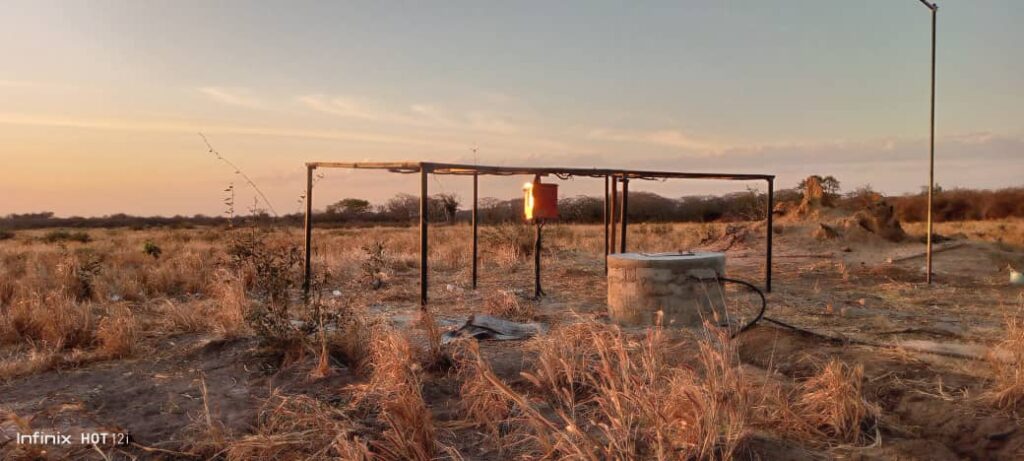 Solar Water Pump - Wide View